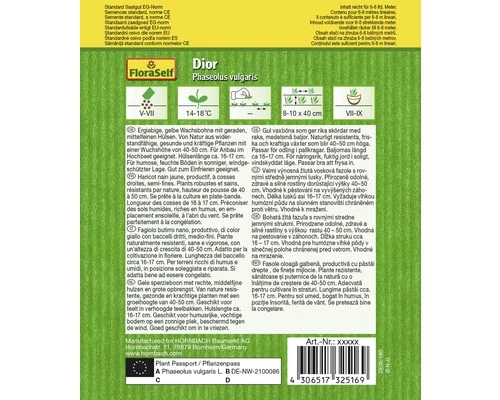 FLORASELF Franse Tuinboon Dior 4 FLORASELF Franse Tuinboon Dior - Afbeelding 2