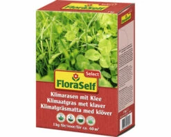 FLORASELF SELECT Graszaad Klimaatgras Met Klaver 1 Kg 40 M²