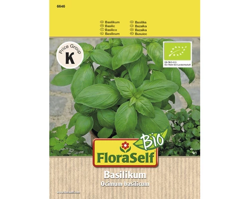 FLORASELF Bio Basilicum 3 FLORASELF Bio Basilicum