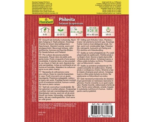 FLORASELF® Tomaten Philovita 4 FLORASELF® Tomaten Philovita - Afbeelding 2