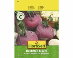 FLORASELF® Koolrabi Delicatess Blauw Groentezaden