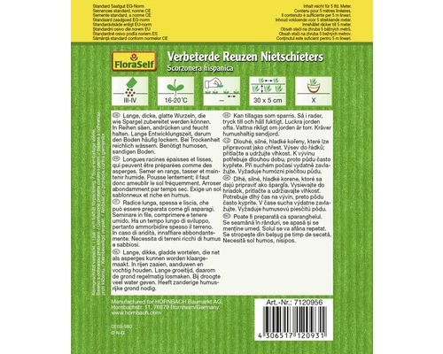 FLORASELF® Schorseneren Verbeterde Reuzen Niet-doorschietende Groentezaden 4 FLORASELF® Schorseneren Verbeterde Reuzen Niet-doorschietende Groentezaden - Afbeelding 2