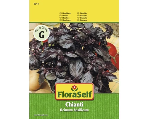 FLORASELF® Basilicum Chianti Kruidenzaden 3 FLORASELF® Basilicum Chianti Kruidenzaden