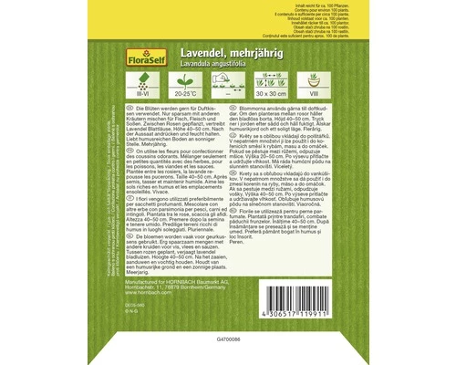 FLORASELF® Lavendel Meerjarig Kruidenzaden 4 FLORASELF® Lavendel Meerjarig Kruidenzaden - Afbeelding 2