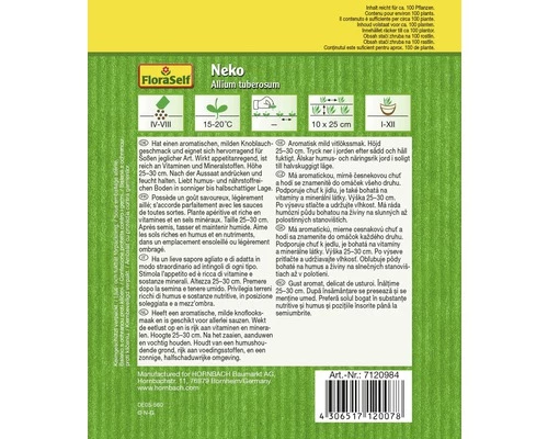 FLORASELF® Bieslook Neko Kruidenzaden 4 FLORASELF® Bieslook Neko Kruidenzaden - Afbeelding 2