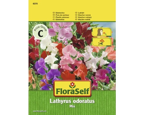 FLORASELF® Lathyrus Mix Lathyrus Odoratus Bloemenzaden 3 FLORASELF® Lathyrus Mix Lathyrus Odoratus Bloemenzaden
